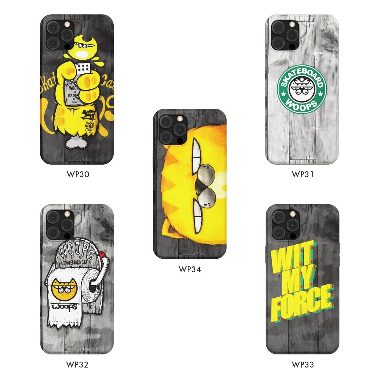 韓国 スマホケース Woops パロディ ポップ キャラクター デザイナーズ Iphone Android 携帯カバー スケボー ホットドッグ02 Wp14 アイフォン ギャラクシー Galaxy エクスペリア Xperia 韓国スマホケース専門店 Korean Case