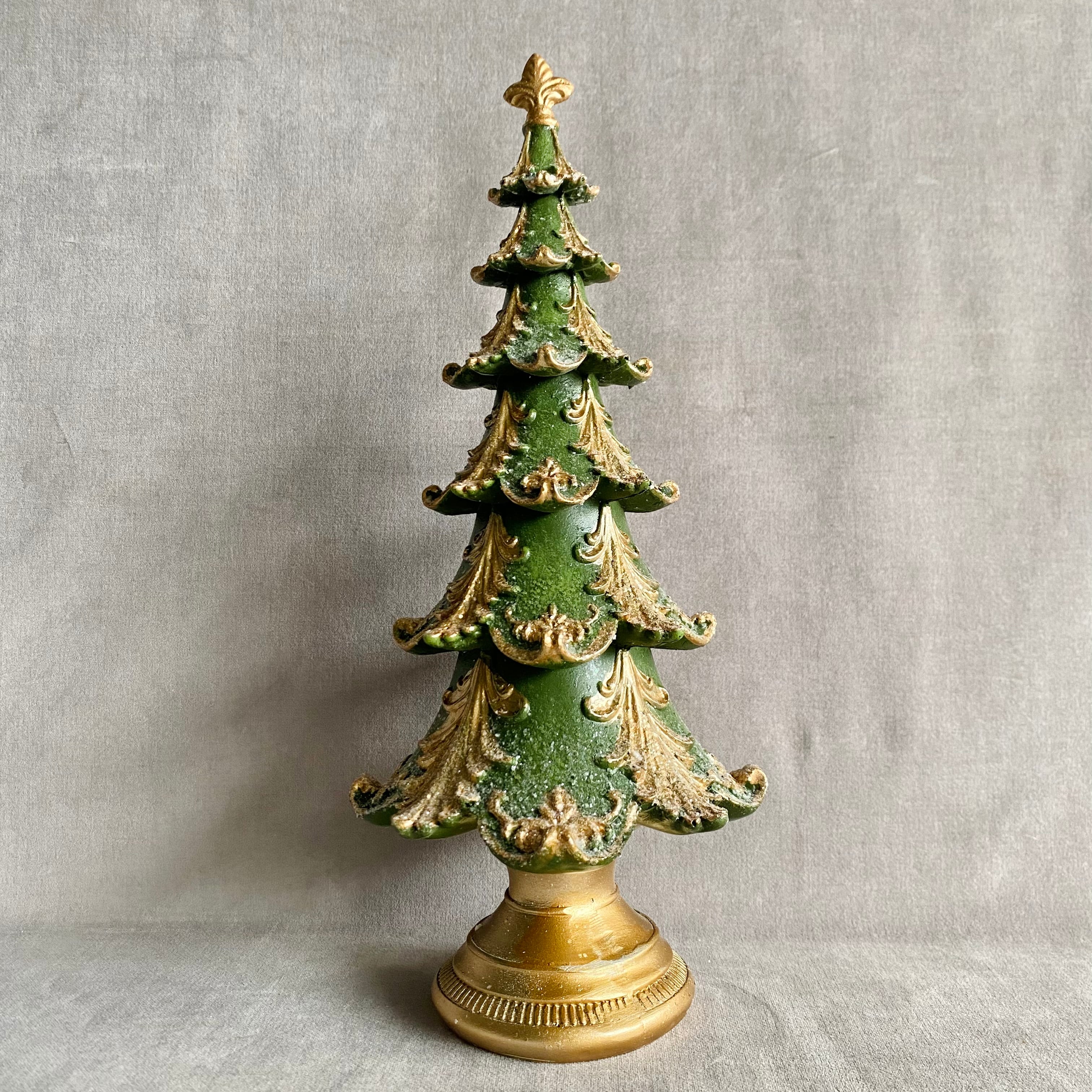 ヴィンテージ ツリー オブジェ WH/GR | ディスプレイ雑貨什器専門店