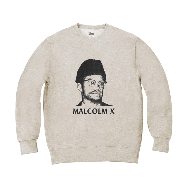 "MALCOLM X" CREW NECK SWEATSHIRT