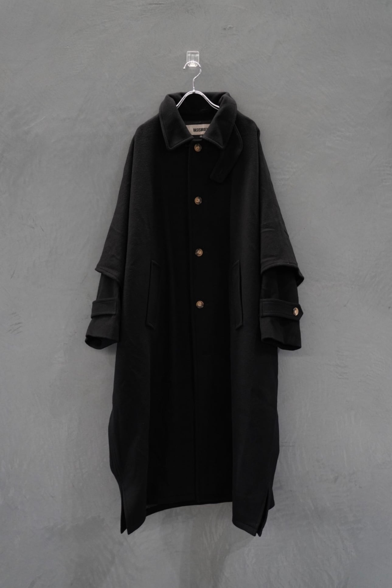 BASIS BROEK    TOP MELTON   poncho type coat        "DONKEY"