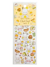 サンリオキャラクターズ×たけいみき　クリアシール　ナチュラルフード