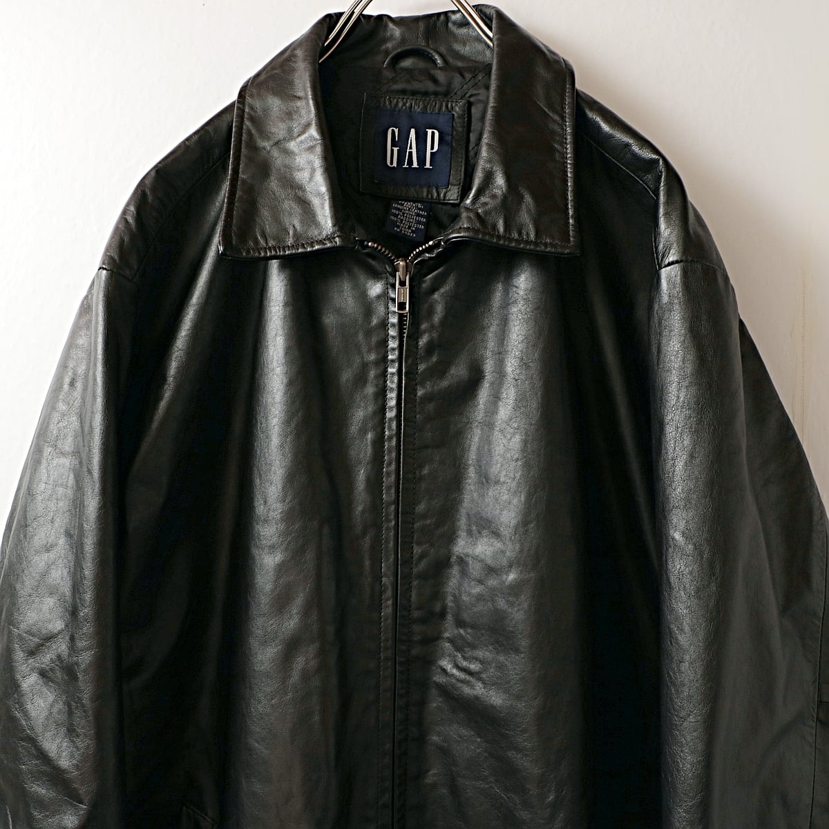 90s GAP シングル レザー ジャケット 古着 used | khaki select clothing