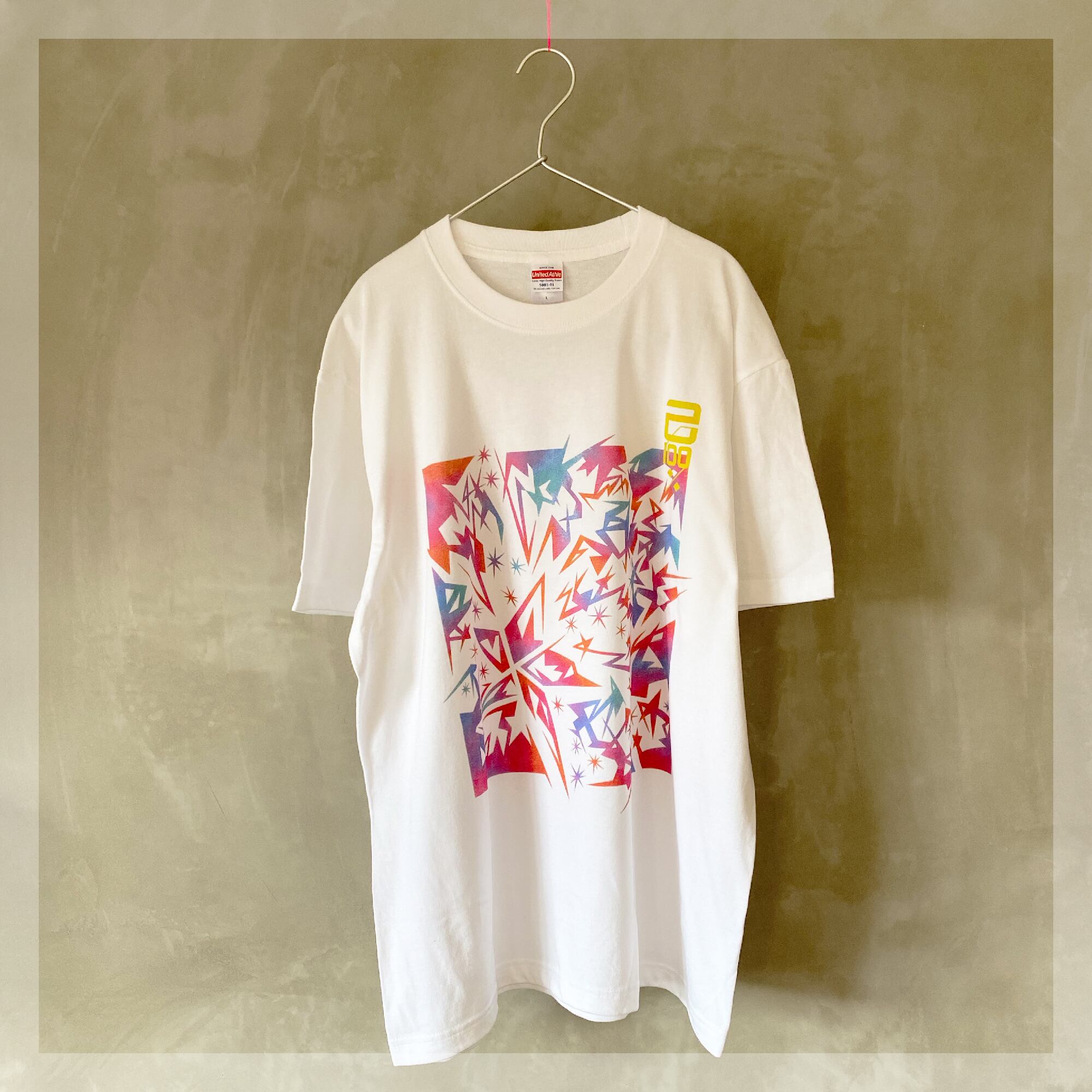 【Tシャツ】 スターダスト・カモフラージュ □ 己100% / ホワイト