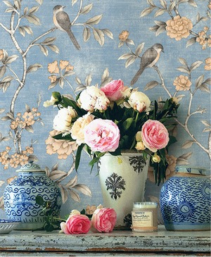 【特急取り寄せ】シルクブルー花鳥 FL774601MT