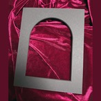 ARTs*LABo インチサイズ額用マット[ アーチ窓・ブラック]