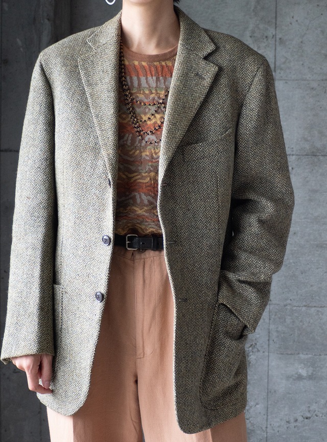 "KOICHI" used Harris Tweed tailored jacket