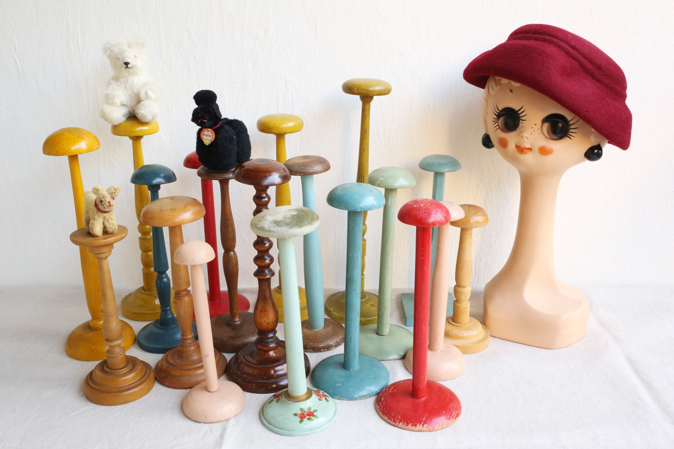 【美品】ピッピ 5/102 ★ (フランス語版) RARE フランス アンティーク ヴィンテージ ハットスタンド 赤色 N