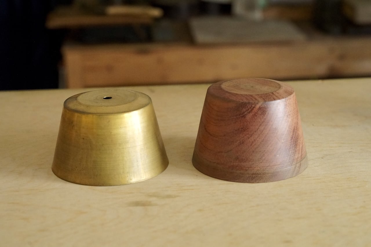 真鍮のソケットコード（シーリングカップ付き）】 - シンプルな