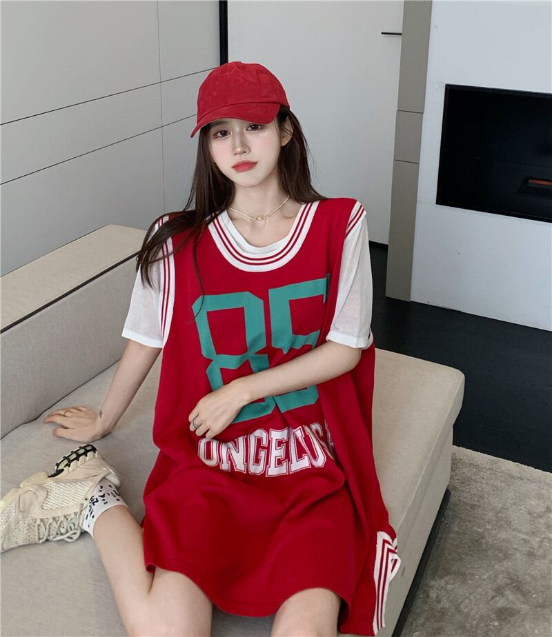 サマースタイルレッドルーズシャツ 大人ガーリー スウィート キュート カジュアル 夏物 ヨーロピアン ブラックストロベリース79124440940