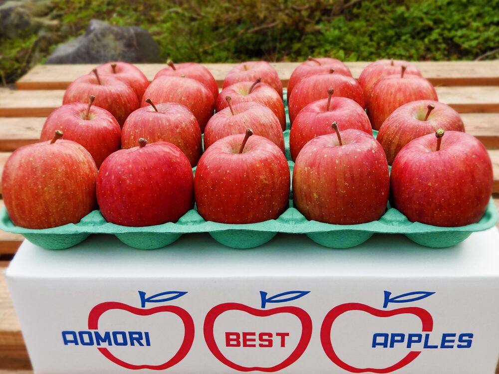 贈答用】りんご 3段（サンふじ） | 西田りんご園