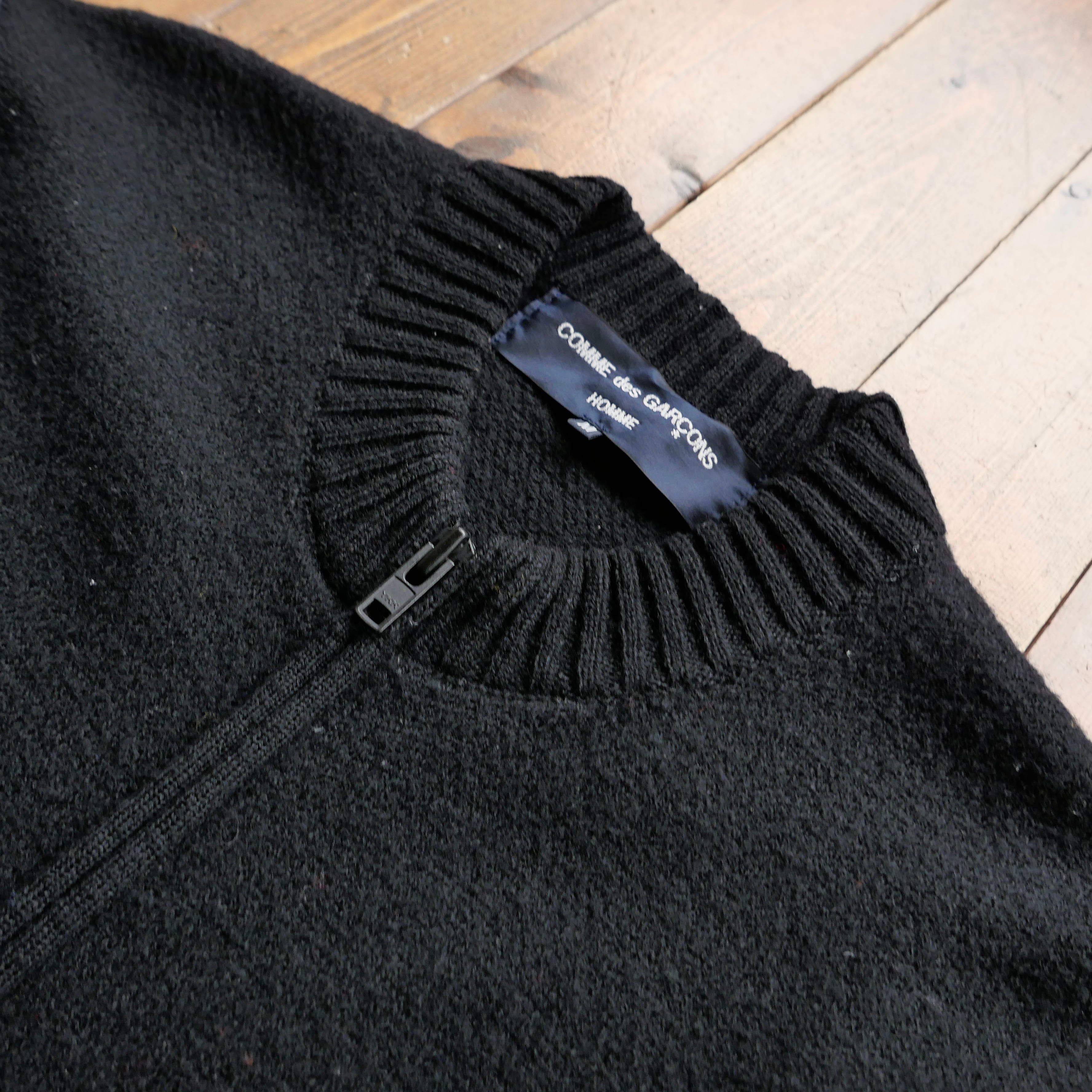 COMME des GARCONS HOMME AD2022 縮絨WOOL×NYLON DOCKING BLOUSON