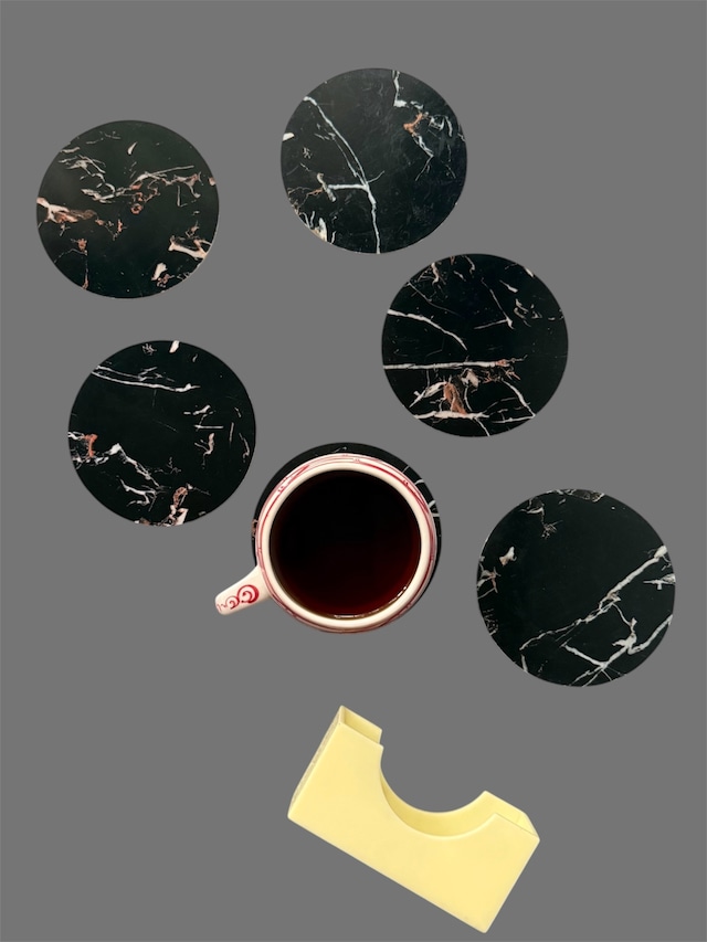 Vietnam BLACK Coaster Set