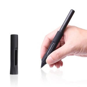 【人気】ラバーグリップ for Wacom Pen LP-190-2K LP-1100-4K Wacom One DTC-133 Pen 用 - 黒い