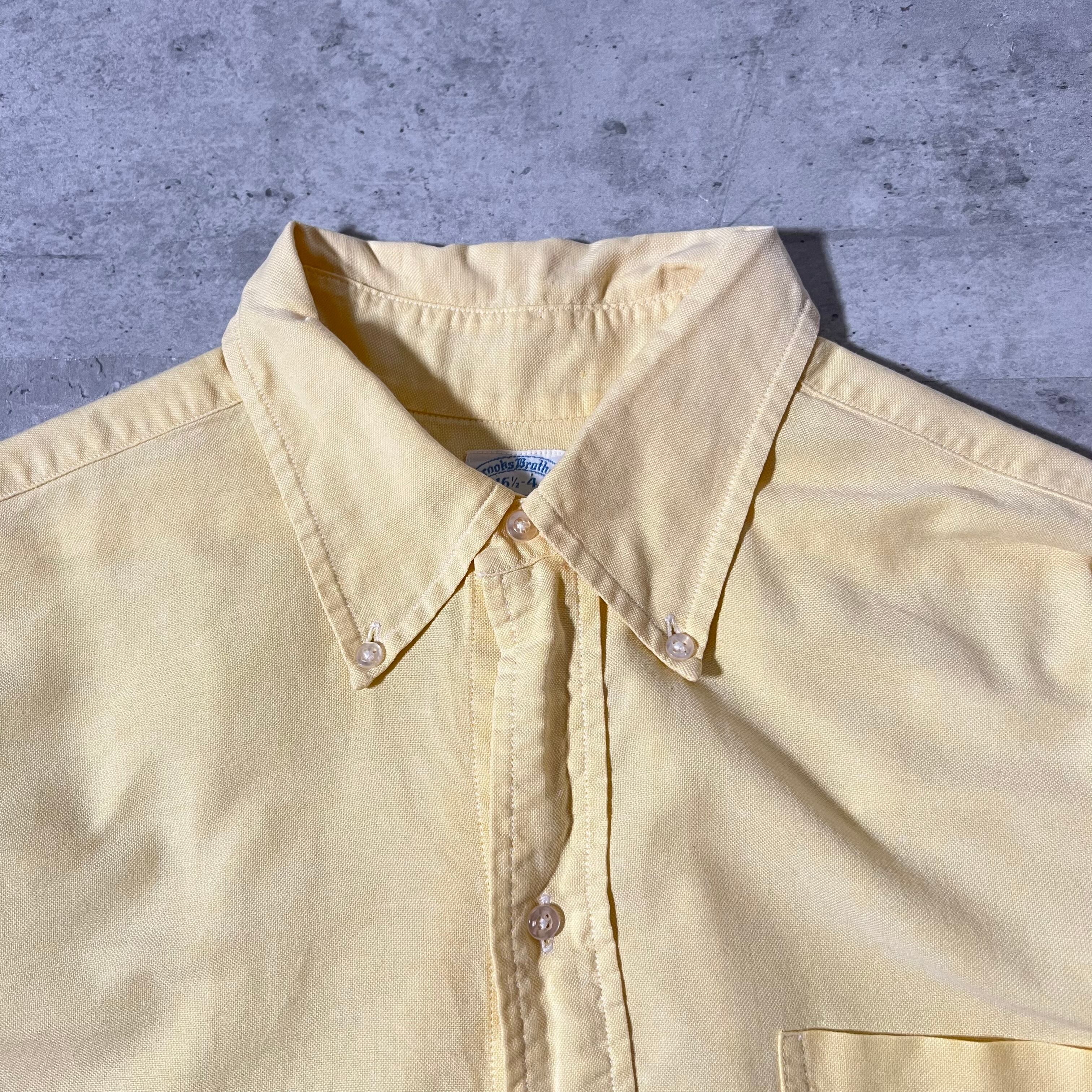 60s-70s “Brooks Brothers ” Makers 6ボタン B.D. shirt ブルックスブラザーズ メイカーズ イエロー  ボタンダウンシャツ | anti knovum（アンタイノーム）