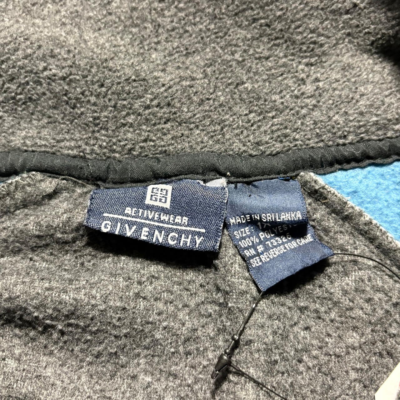 vintage GIVENCHY half zip fleece pullover