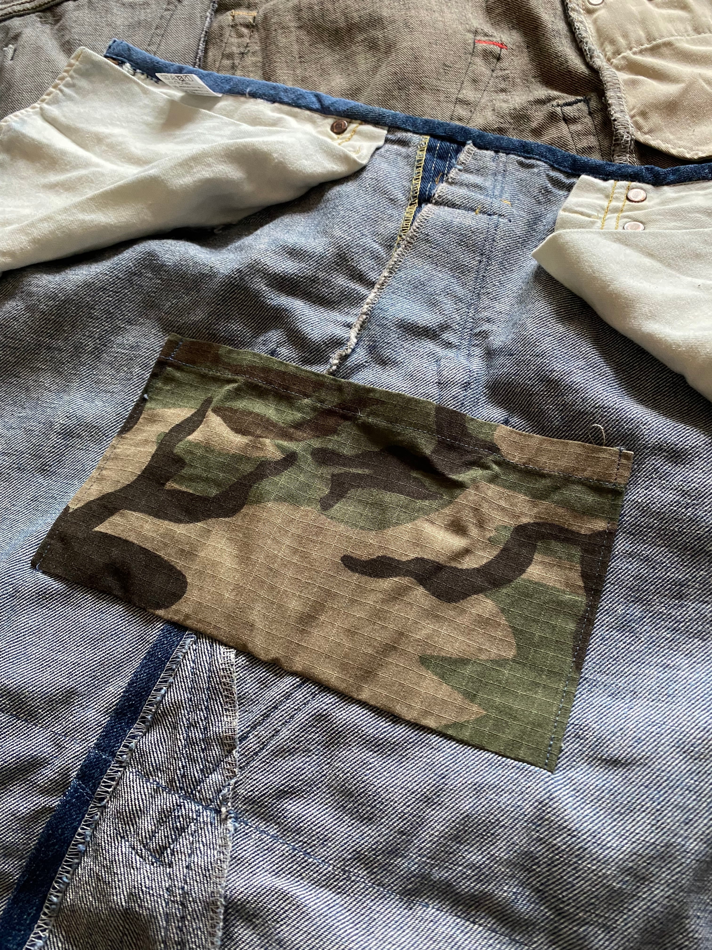 リメイクメンズエプロン（前掛）ヴィンテージデニム | MyKindaLife®︎