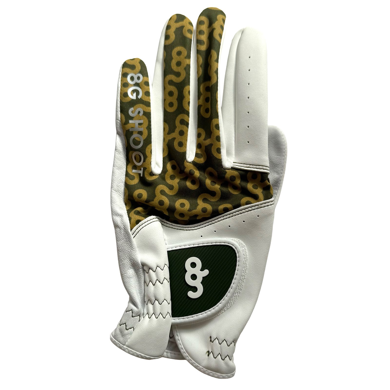 8G LOGO GOLF GLOVE -KHAKI-