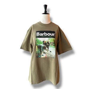 Unisex ALL WEATHER GRAPHIC OS FIT Tshirts-Olive【Barbour】ユニセックスオールウェザーグラフィックTシャツ