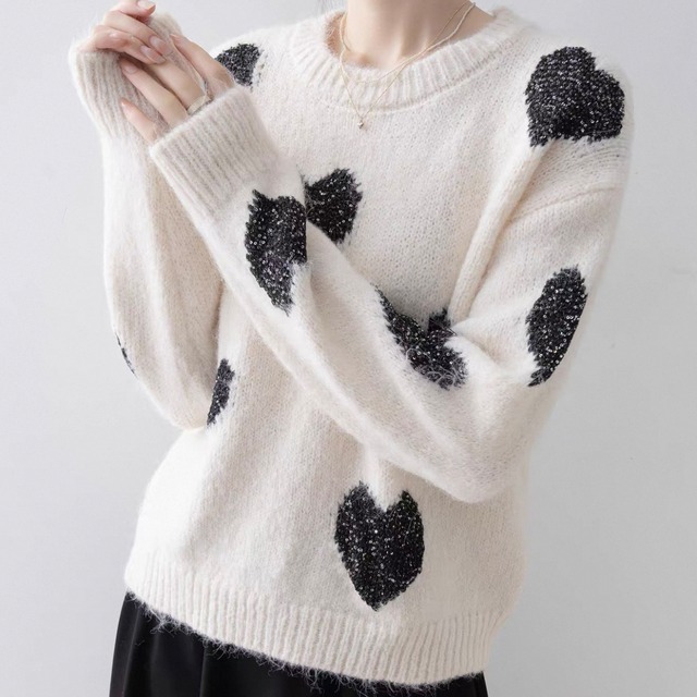 きらきらハートニット　N00191