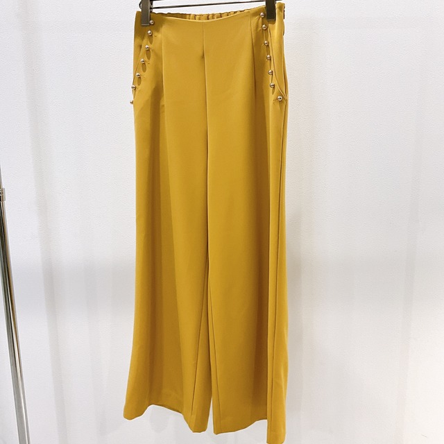 DOS DIOSAS ドスディオサス 金ボタン付きワイドパンツ　D8091