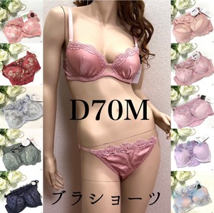 ＼Dカップ特集☆／【D70M ブラ＆ショーツ】アンダー70cm Mショーツ 下着 フリージア