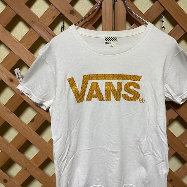 vans バンズ tシャツ 定番 ロゴ ホワイト ビック ストリート 刺繍 タグ ...