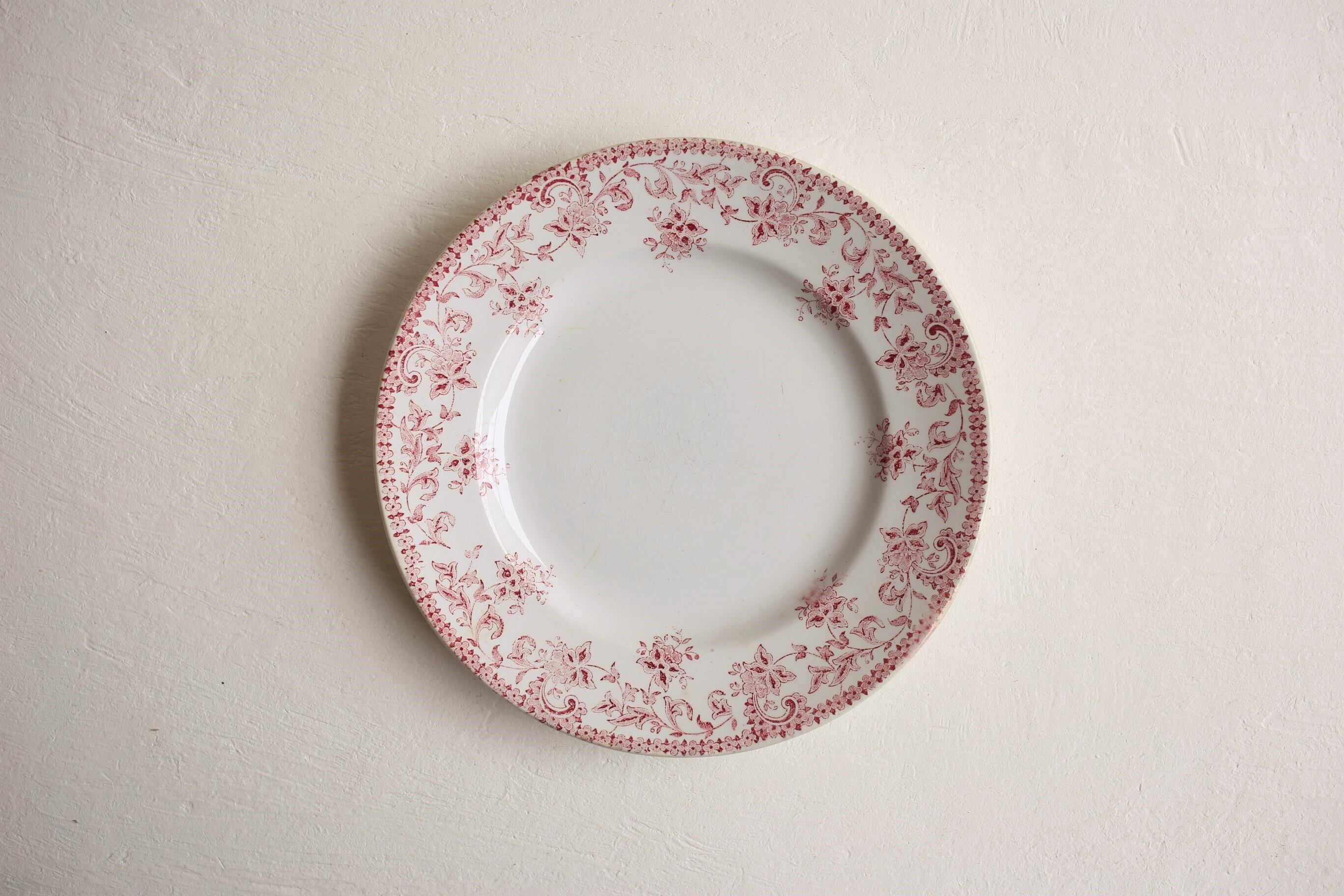 フランス アンティーク ヴィンテージ 『Ste.JANE』 プレート N-03522b