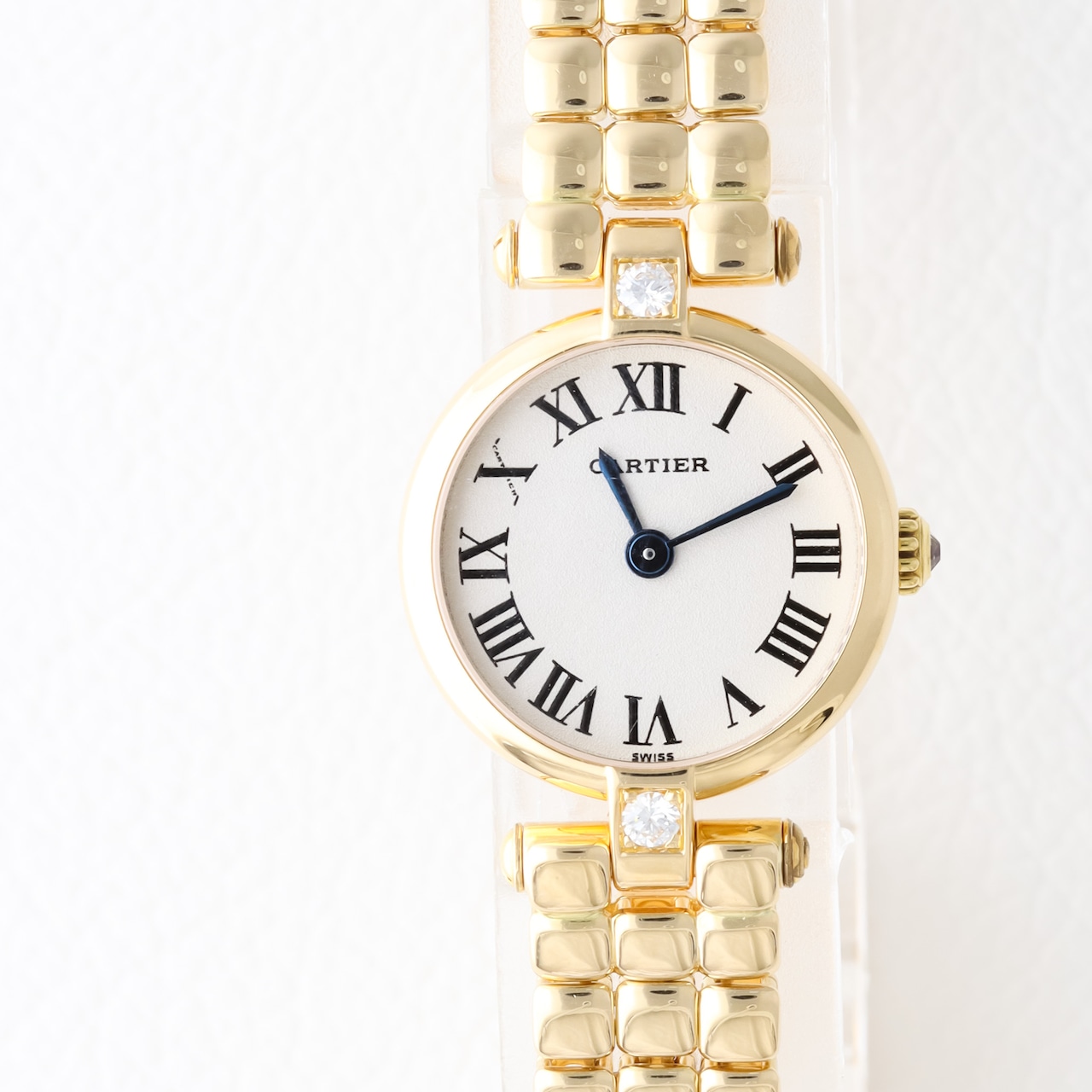 カルティエ ミニ ヴァンドーム 金無垢 2POINT ダイヤ