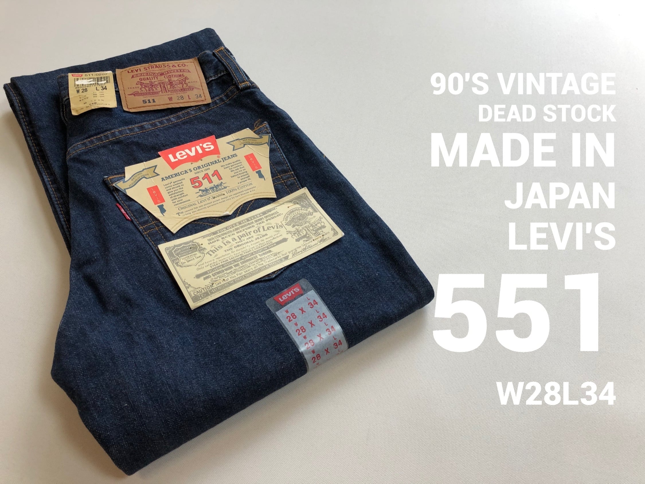 90's dead stock！LEVI'S リーバイス 511 322 | ＳＥＣＯＮＤ HAND RED powered by BASE