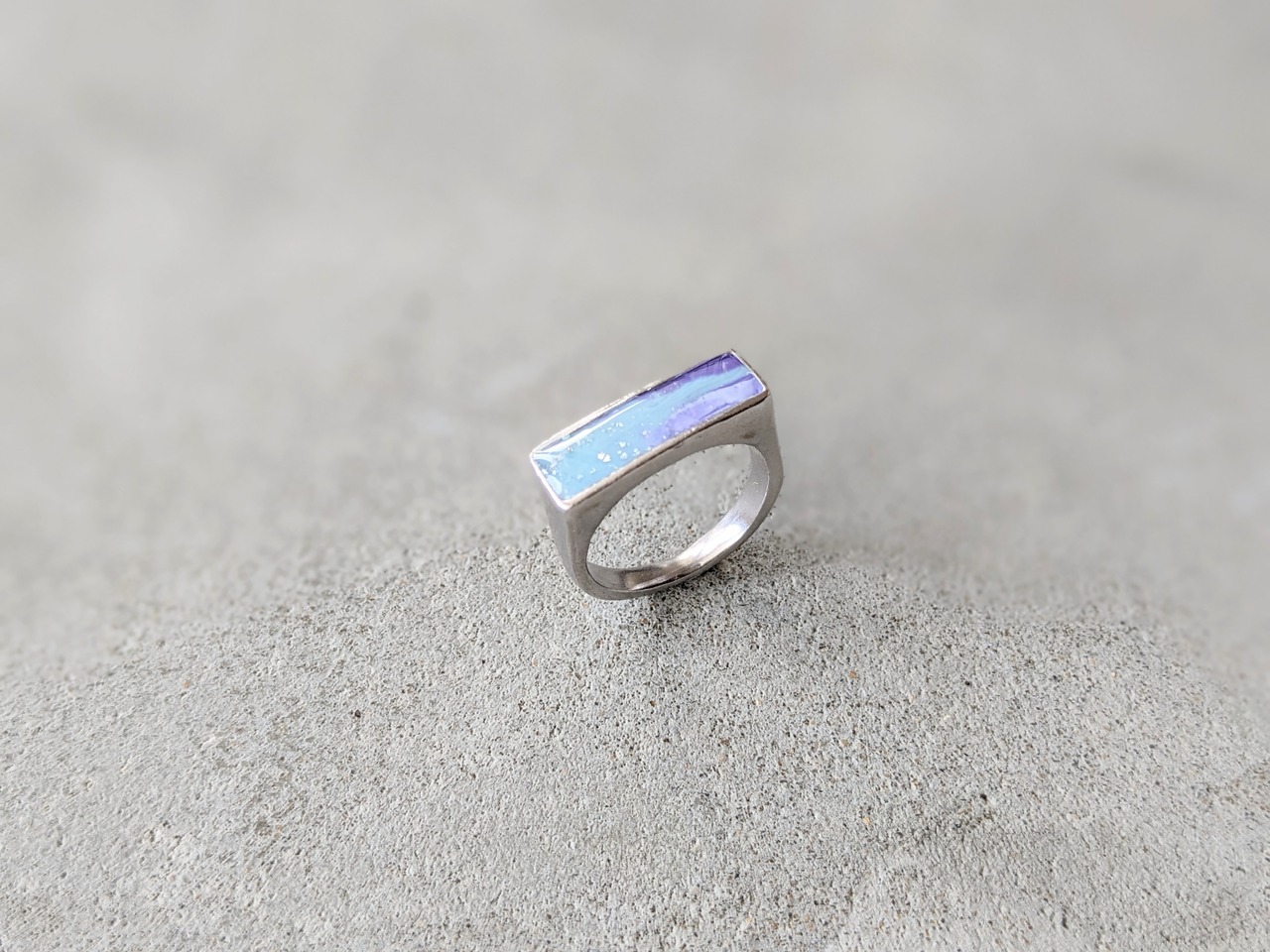 CLAY COLOR RING  ~クレイの色彩リング~　シルバーカラー