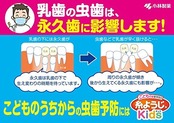 糸ようじ 小林製薬のキッズ 子供用 柄付きフロス デンタルフロス 2才~6才児用 単品 60本