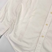 POLO RALPH LAUREN ラルフローレン CUSTOM FIT BD ボタンダウン オックスフォード 長袖シャツ M/ホワイト メンズ