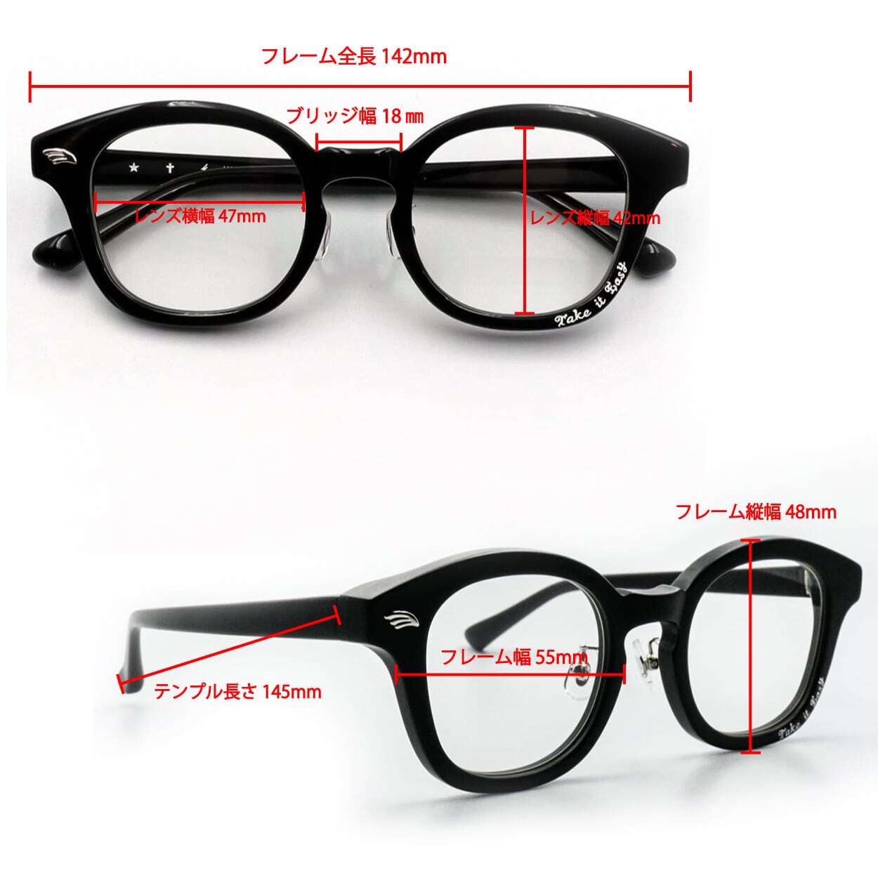 Blueレンズ ☆ Take / Matte Blackフレーム ☆ | ☆NSH☆