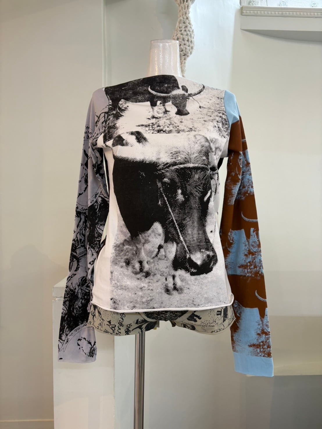BONE 'Carabao' allover print top