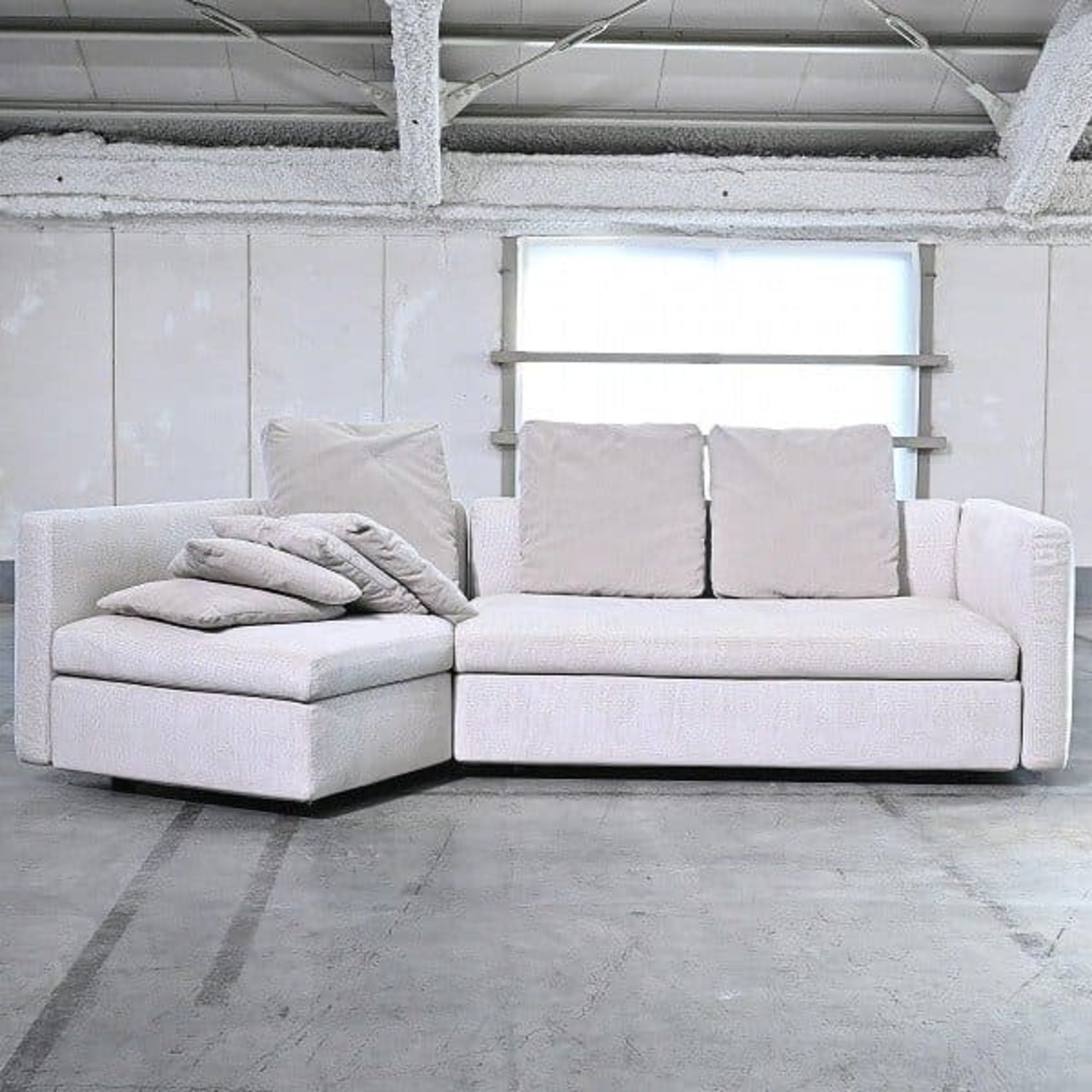 クリーニング済み 美品 Cassina ixc. 113万「BIRD/バード」システムソファ2点セット クッション付き ラウンジ カッシーナ・イクスシー【 中古家具/中古インテリア/USED家具ユーズド家具/リサイクル】