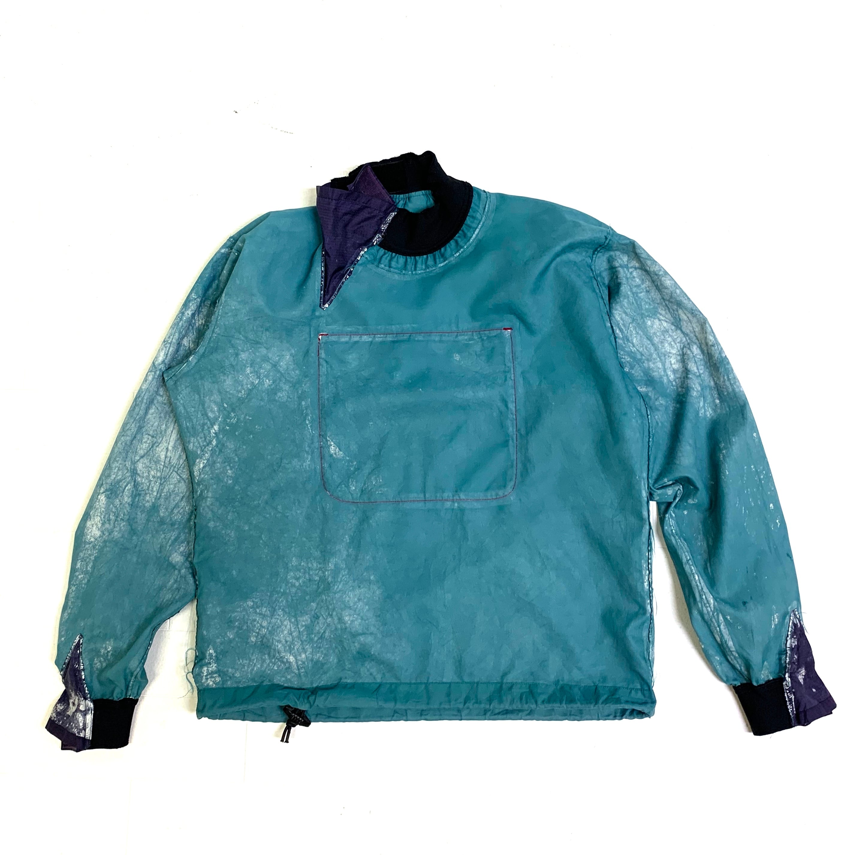 0310 / 1990's Patagonia kayak nylon jacket ビリジアンブルー 水色 ...