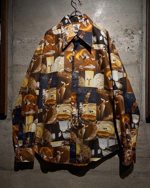 【Caka】70's “Kennington” “Disney” "Fantasia" Vintage L/S Shirt