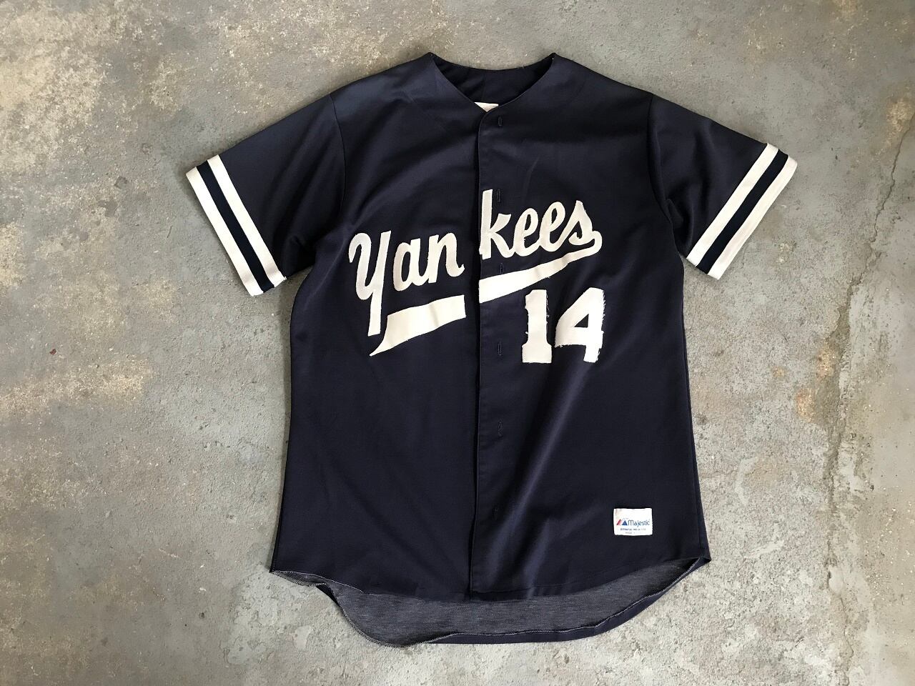 90~2000s MAJESTIC baseball shirt MADE IN USA