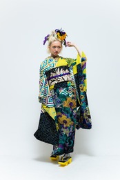 【受注商品】Rumi Rock振袖 古九谷　[ A890]
