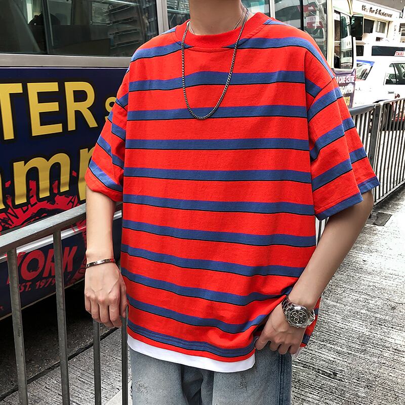 全2色 Tシャツ カットソー ボーダー カジュアル おしゃれ