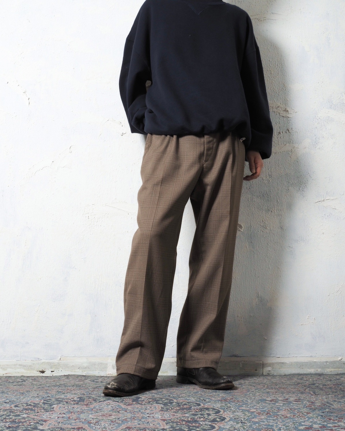Blown Color Cheak Wide Slacks | PULP VINTAGE ONLINE