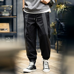 カラーブロッキング カジュアルジョガーパンツ 10712