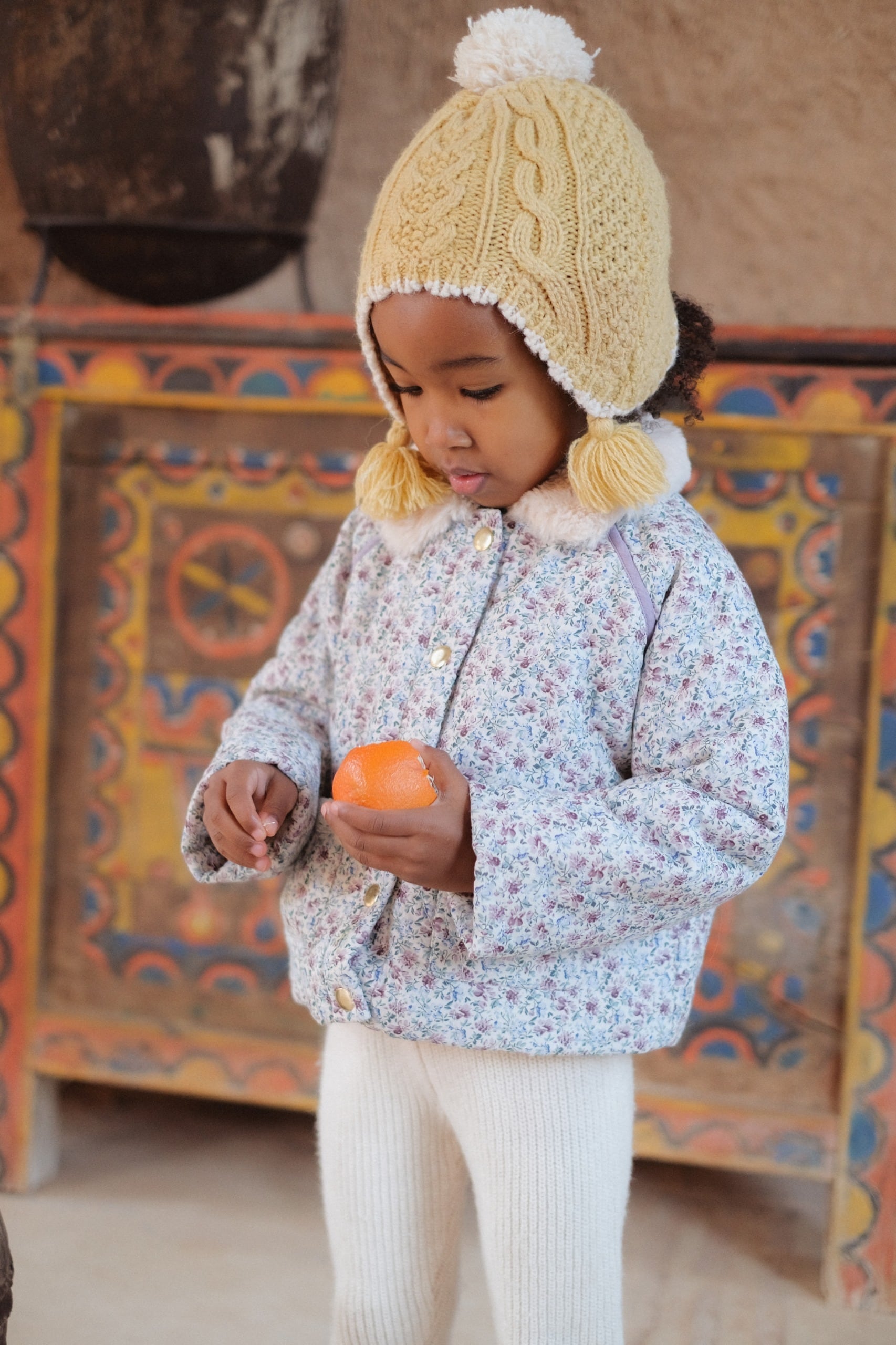 ラストT2》Louise Misha / Isoline Beanie - Honey | aalto koti