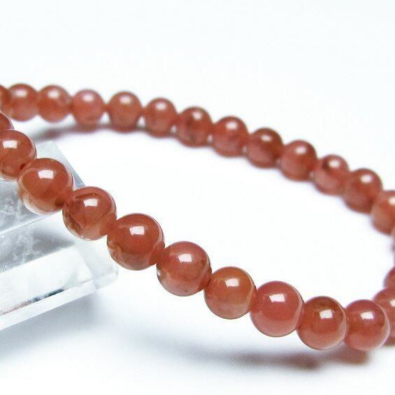 インカローズ ブレスレット 6mm 一点物 メール便可 [M便 1/10] 111-27486