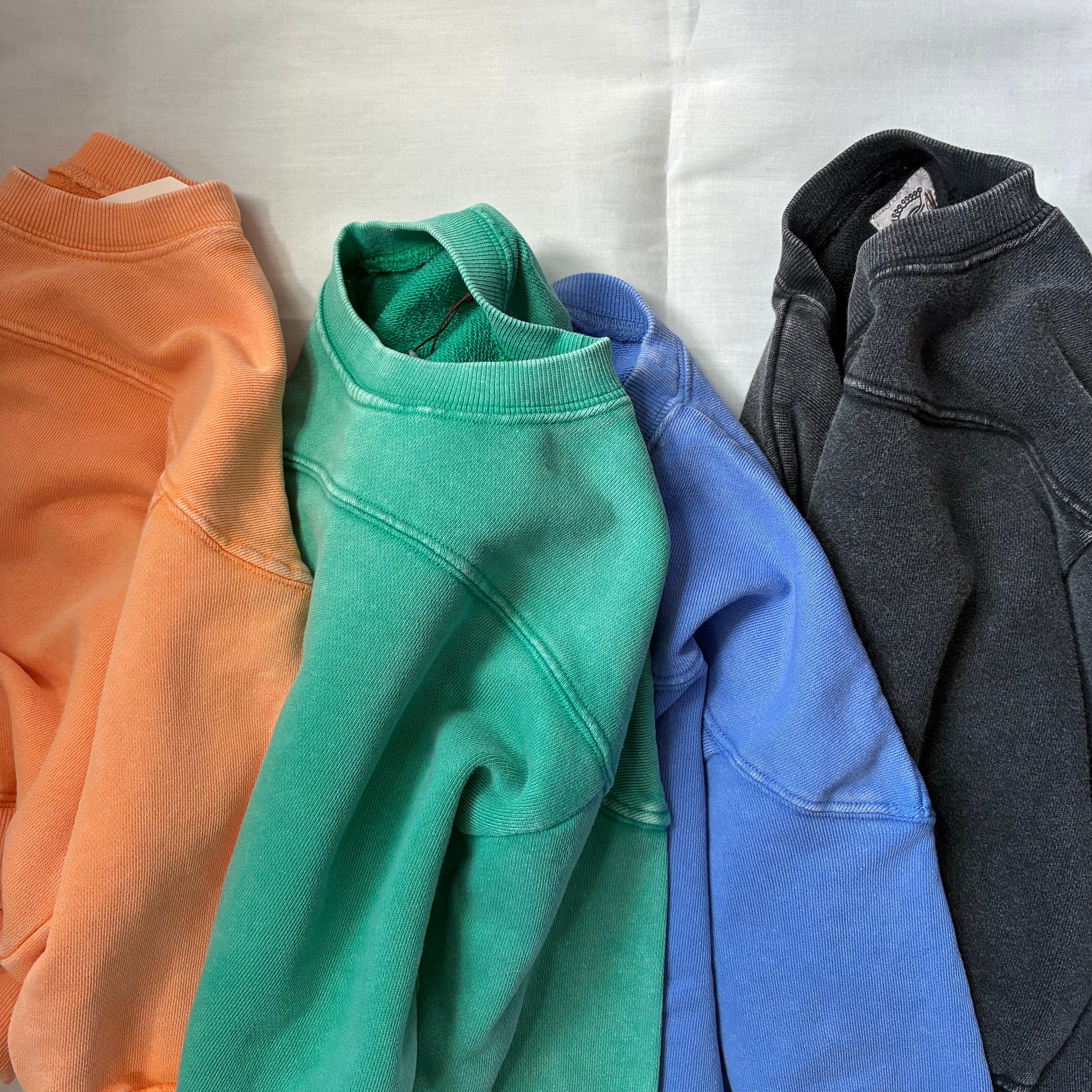 【即納】O&Gケミカルウォッシュフットボールスウェット 90~140