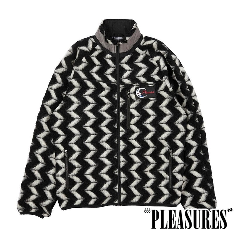 PLEASURES プレジャーズ  フリース  グレイトフルデッド ハーフジップ