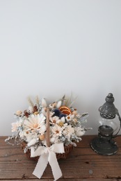 dried flower basket