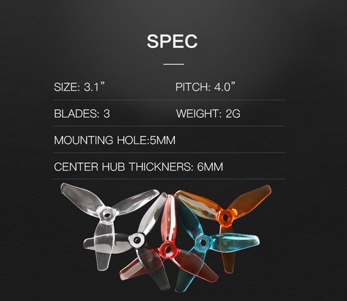 T-MOTOR T3140-3 prop 2L2R