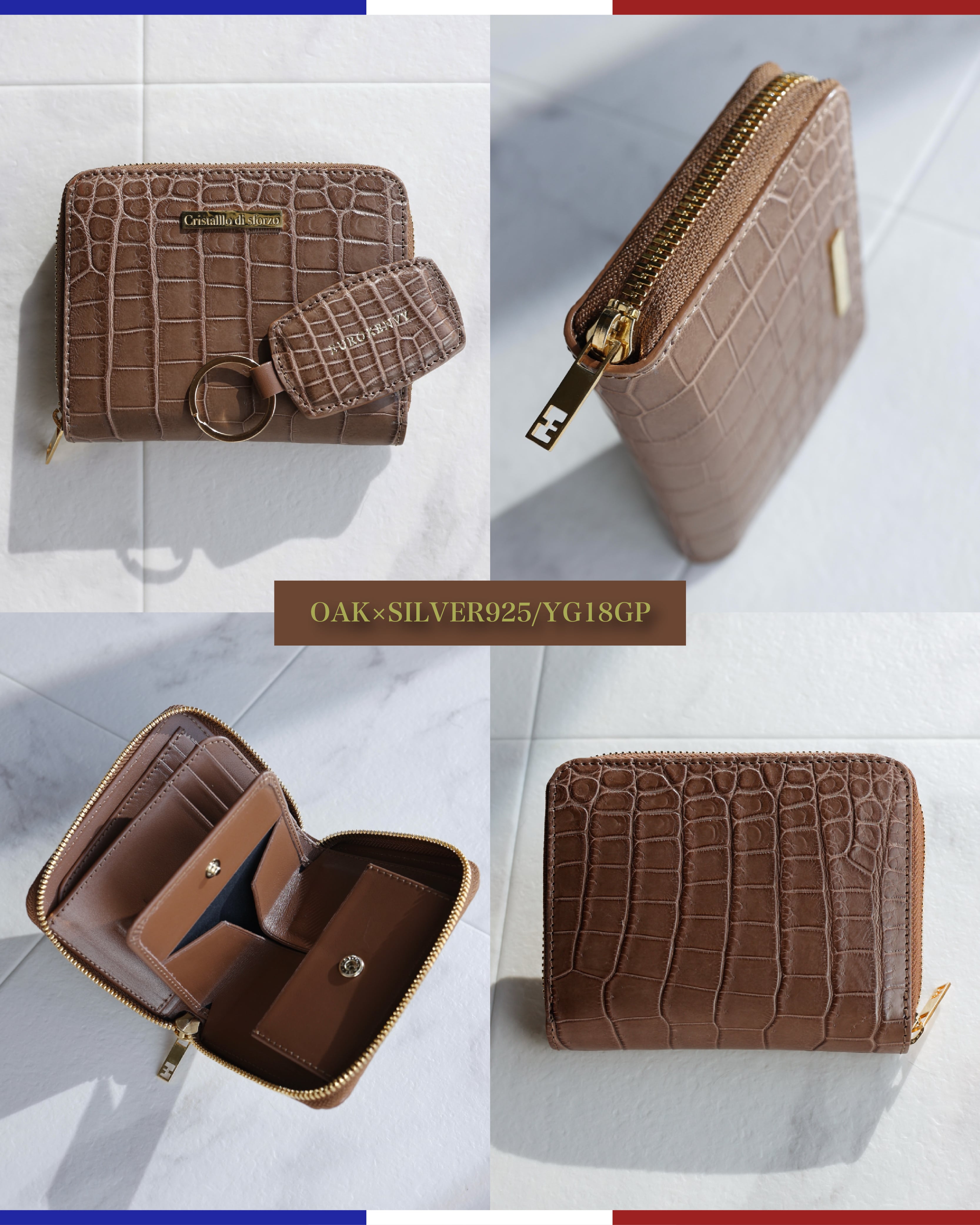 圧倒的高級感】Crocodile Porosus Middle Wallet【最高級ポロサス