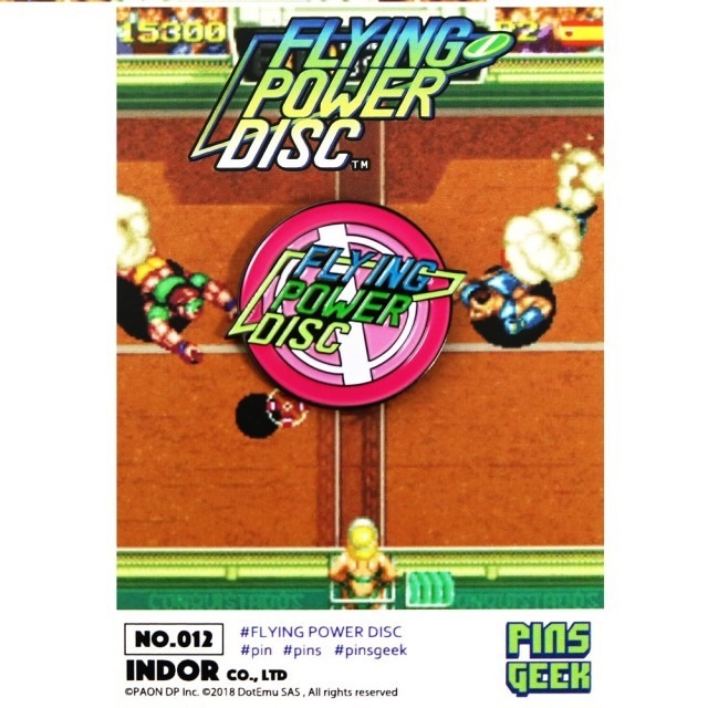 データイースト PINS GEEK FLYING POWER DISC / ANIPPON